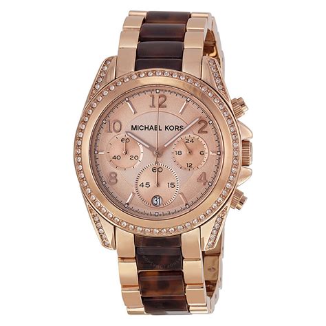 rose gold and chocolate michael kors watch|rose gold mk watch cheap.